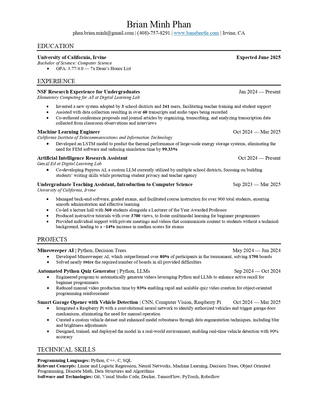 My Resume